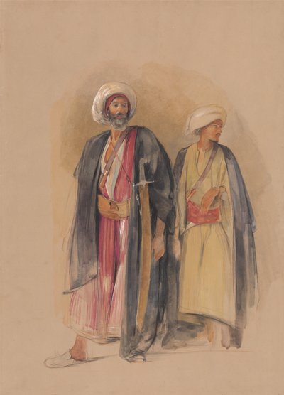 Scheich Hussein von Gebel Tor und sein Sohn von John Frederick Lewis